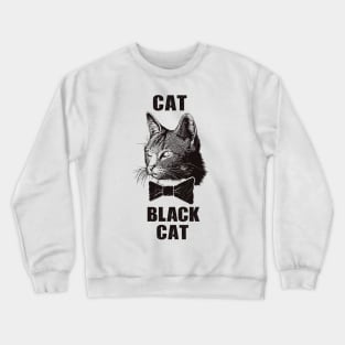 Cat, Black Cat. Crewneck Sweatshirt